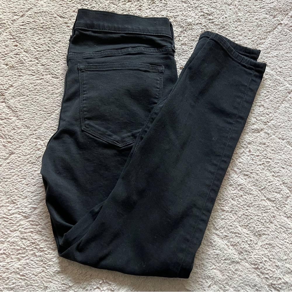 J. Crew 8" Mid Rise Skinny Leg Jeans Preppy Biker Minimalist Moto Size 30